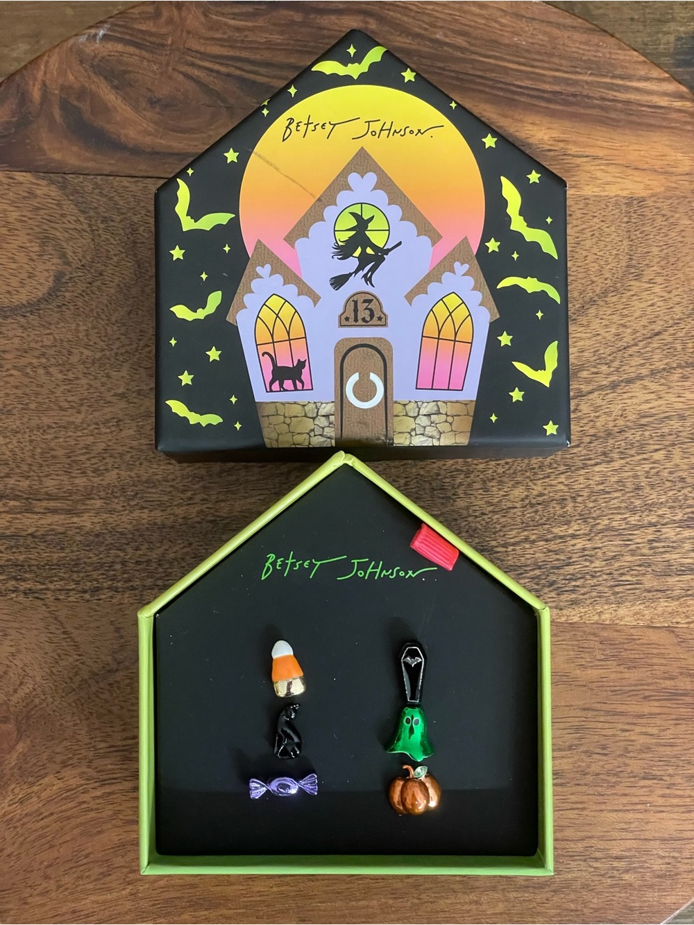 BETSEY JOHNSON Halloween Mixed Stud Earring Set